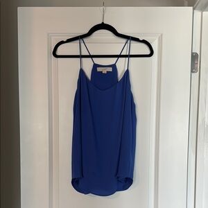 LOFT Blue Sleeveless Camisole Top